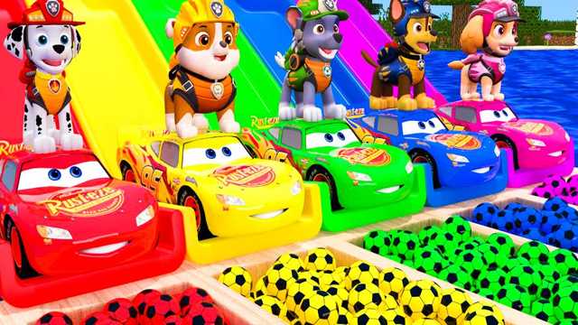 Toy video: Paw Patrol l True Vehicles Biggest Race l Best Color Learning Video img